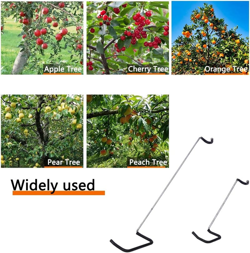 WLSANX Fruit Tree Limb Spreader 20pcs, 7 Inch Branch Puller,New Fruit Branch Spreader Plastic Hose Wrapped Iron Wire Don't Damage Branches,Twigs Open Angle Pull Branch Bending Tool (18T) - Image 5